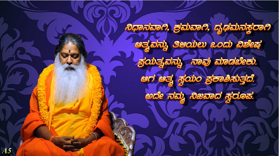 Realizing our inner self (Kannada) ~ 19 June 2013