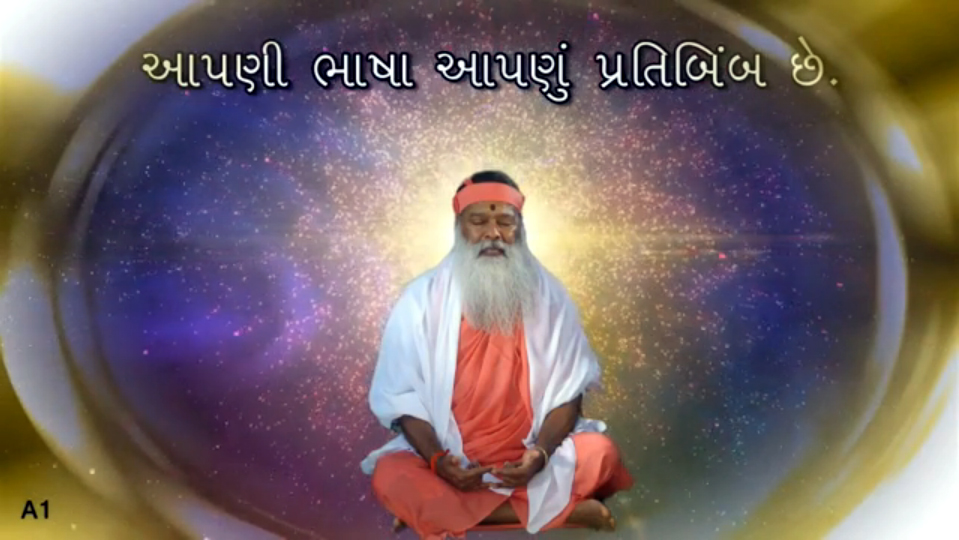 Language is reflection (Gujarati) ~ July 21, 2013